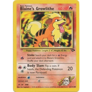 062 Blaines Growlithe