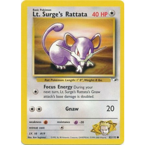 082 Lt. Surges Rattata