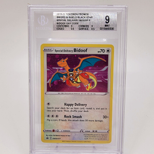 2021 Black Star: #SWSH177 Special Delivery Bidoof: BGS 9