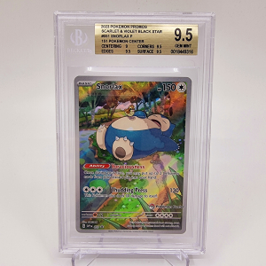 2023 Black Star: #051 Snorlax Pokemon Center: BGS 9.5