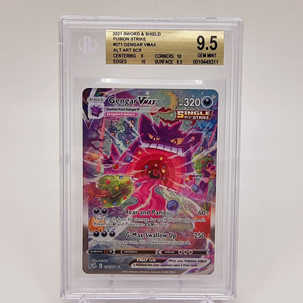 2021 Fusions Strike: #271 Gengar VMAX: BGS 9.5