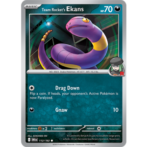 112 DRI Team Rockets Ekans