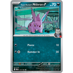 117 DRI Team Rockets Nidoran M