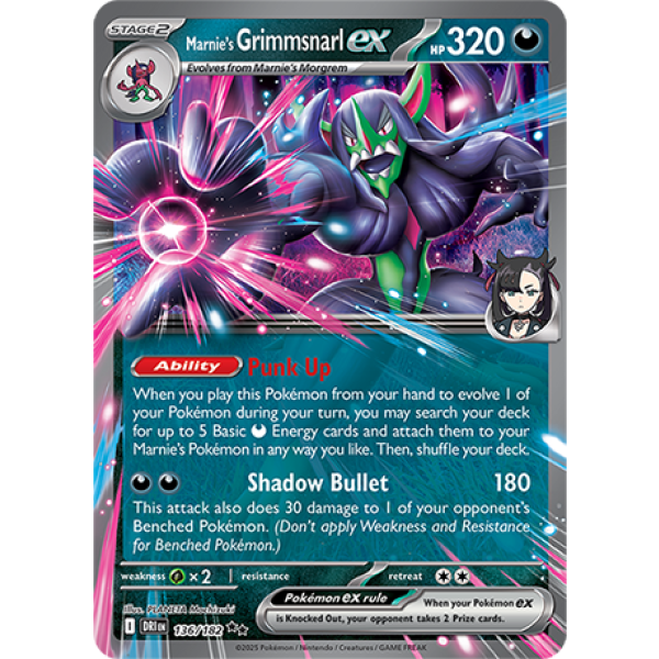 136 DRI Marnies Grimmsnarl ex
