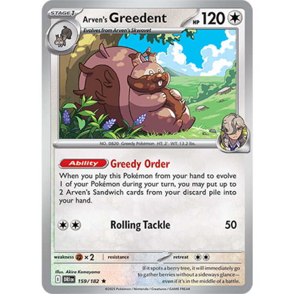 159 DRI Arvens Greedent