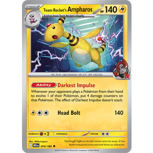 074 DRI Team Rockets Ampharos