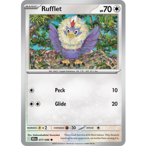077 BLK Rufflet