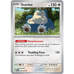 143 MEW Snorlax
