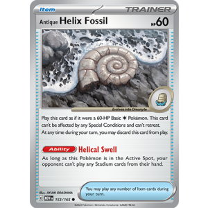 153 MEW Antique Helix Fossil