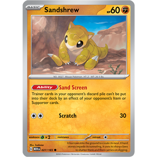 027 MEW Sandshrew
