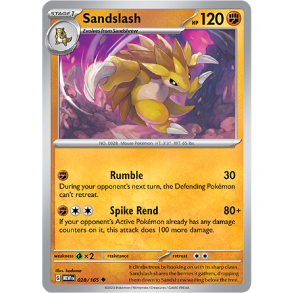 028 MEW Sandslash