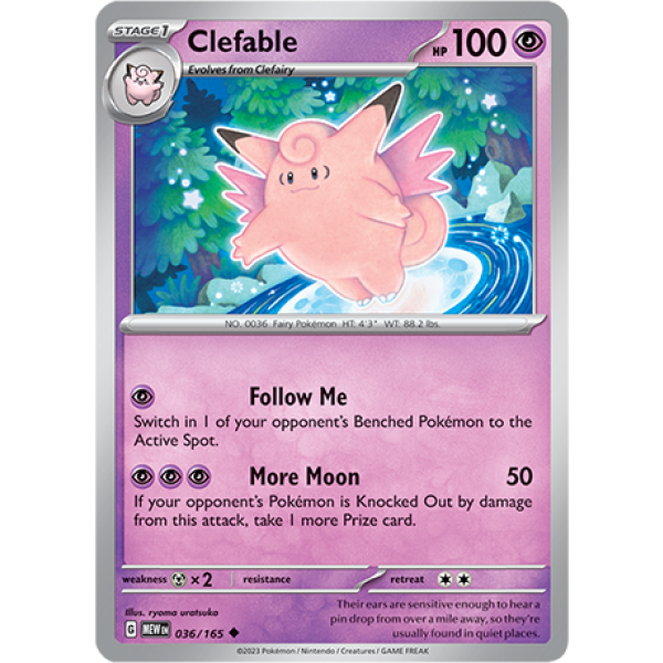 036 MEW Clefable