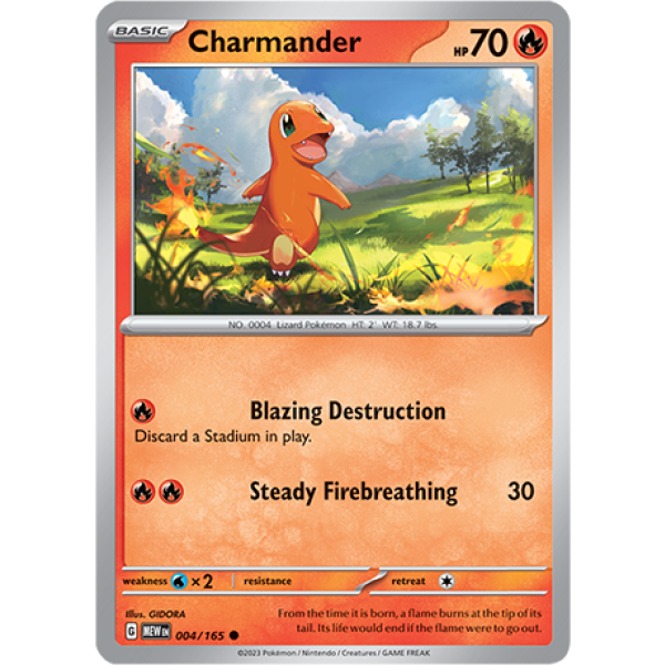 004 MEW Charmander