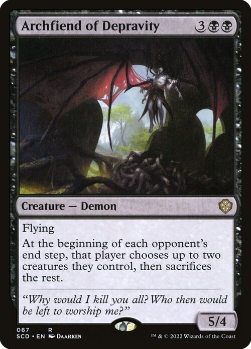 Archfiend of Depravity [SCD #67] - Normal