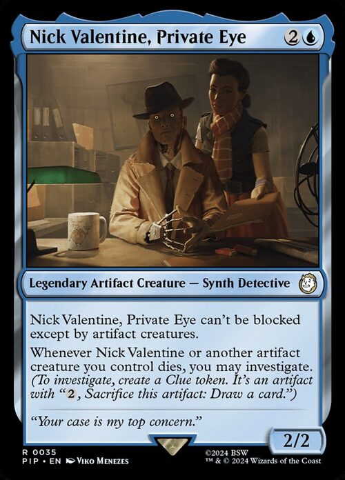 Nick Valentine, Private Eye [PIP #35] - Foil