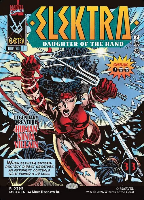 Elektra, Daughter of the Hand [MSH #395] - Foil