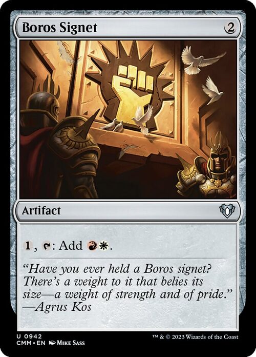Boros Signet [CMM #942] - Normal