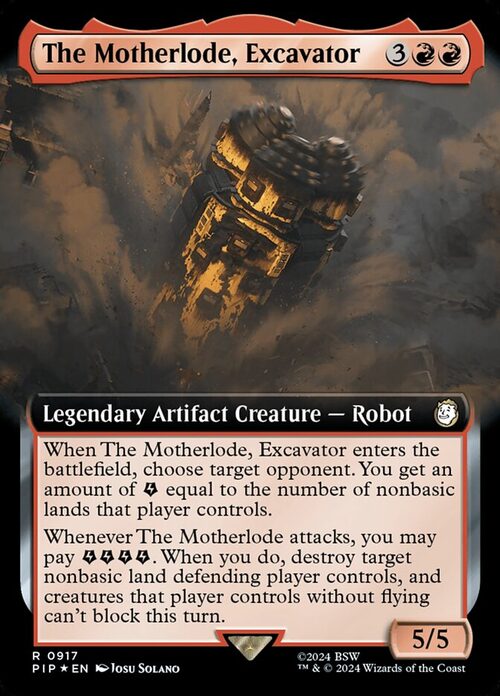 The Motherlode, Excavator [PIP #917] - Foil