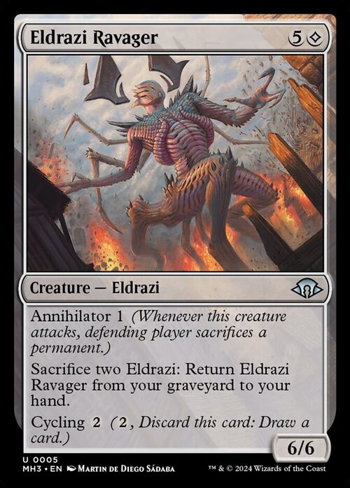 Eldrazi Ravager [MH3 #5] - Foil
