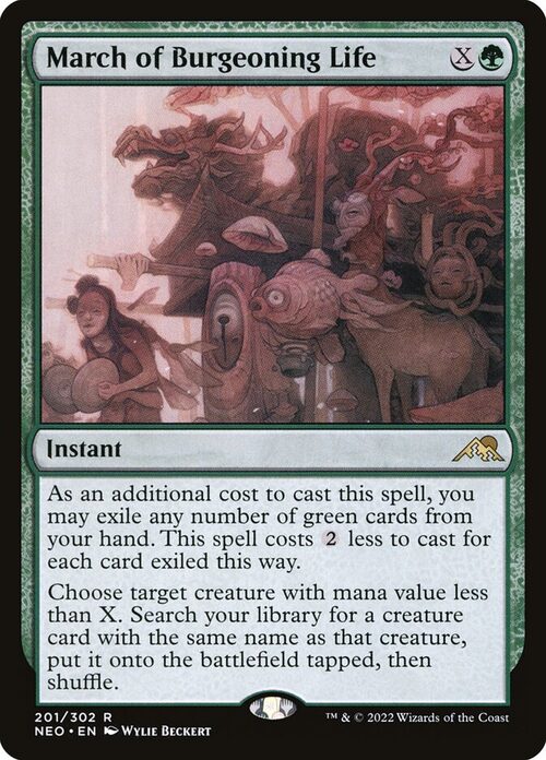 March of Burgeoning Life [NEO #201] - Normal