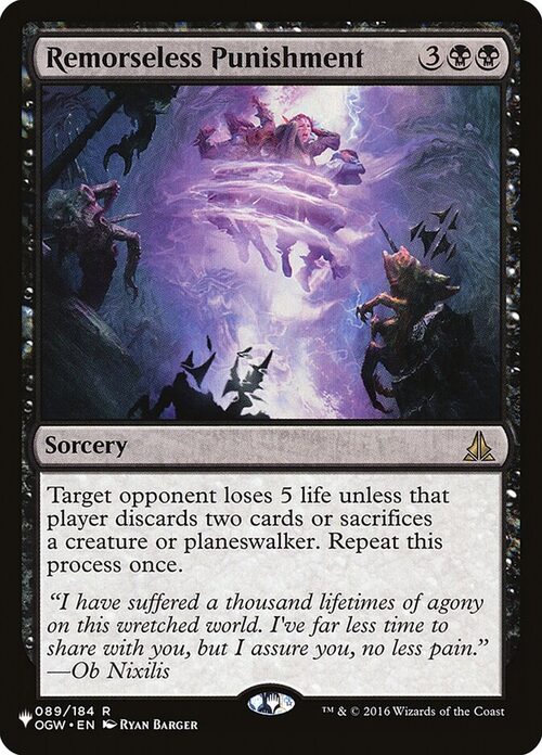 Remorseless Punishment [PLST #OGW-89] - Normal