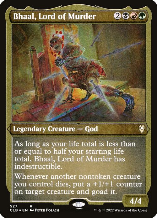 Bhaal, Lord of Murder [CLB #527] - Etched