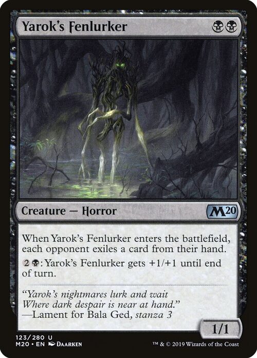 Yaroks Fenlurker [M20 #123] - Normal