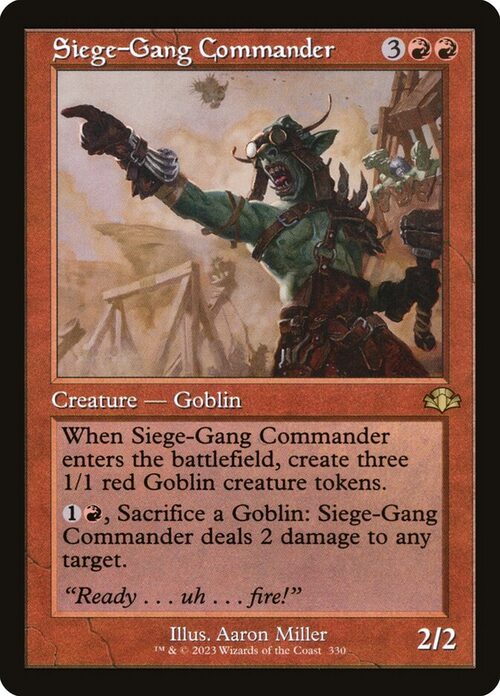 Siege-Gang Commander [DMR #330] - Normal