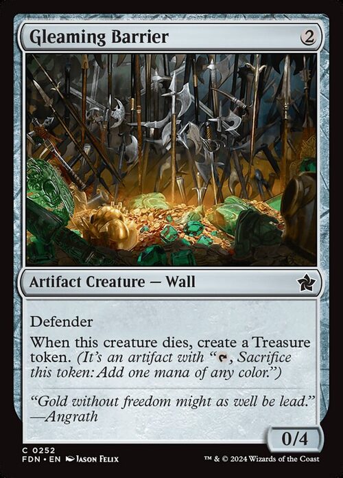 Gleaming Barrier [FDN #252] - Foil
