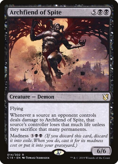 Archfiend of Spite [C19 #14] - Normal