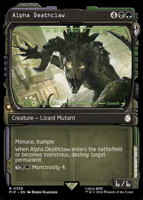 Alpha Deathclaw [PIP #336] - Foil