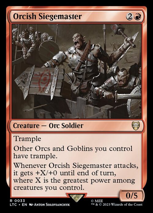 Orcish Siegemaster [LTC #33] - Normal