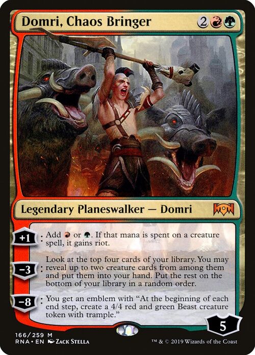 Domri, Chaos Bringer [RNA #166] - Normal
