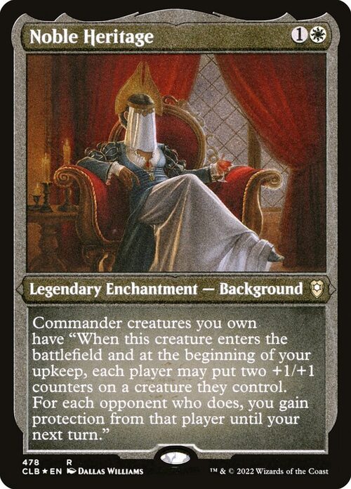 Noble Heritage [CLB #478] - Etched