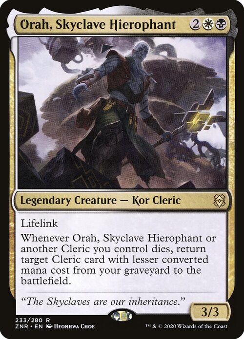 Orah, Skyclave Hierophant [ZNR #233] - Normal