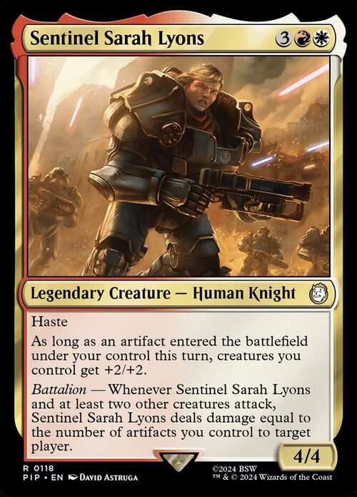 Sentinel Sarah Lyons [PIP #118] - Foil