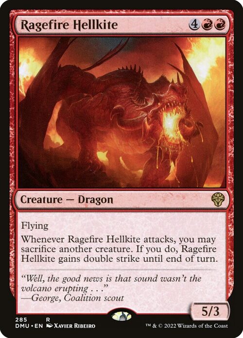Ragefire Hellkite [DMU #285] - Normal