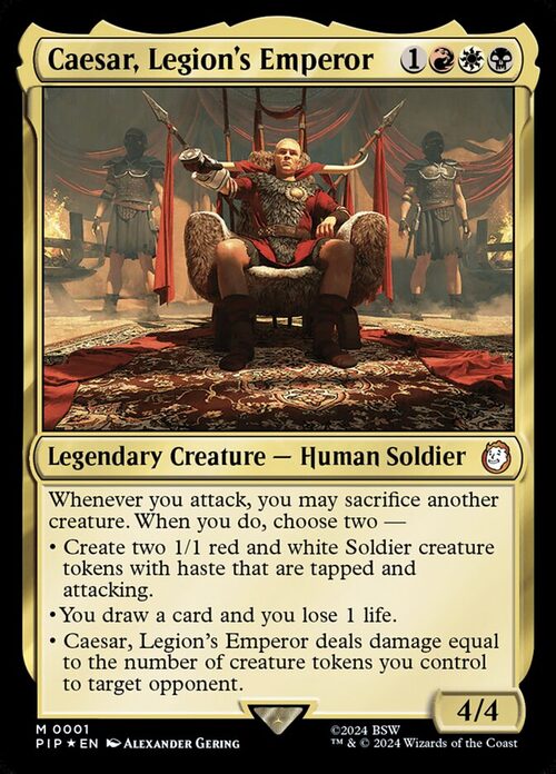 Caesar, Legions Emperor [PIP #1] - Foil