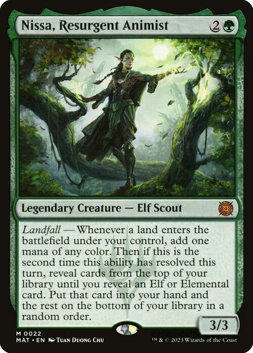 Nissa, Resurgent Animist [MAT #22] - Normal