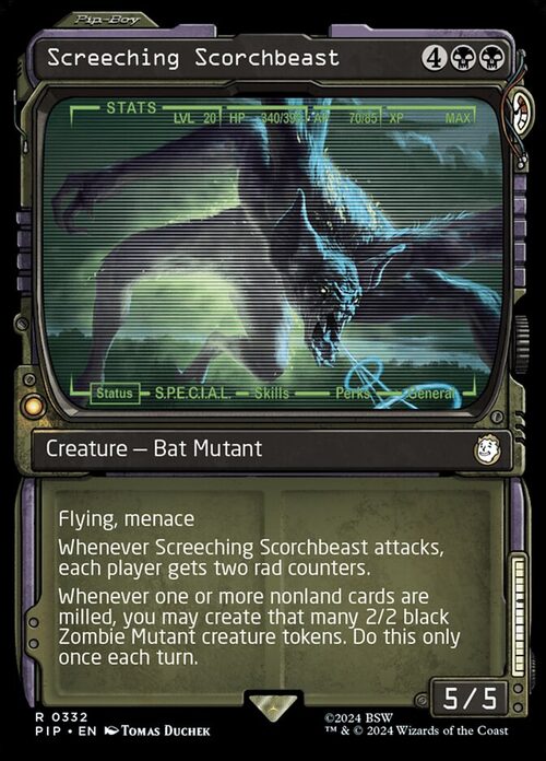Screeching Scorchbeast [PIP #332] - Foil