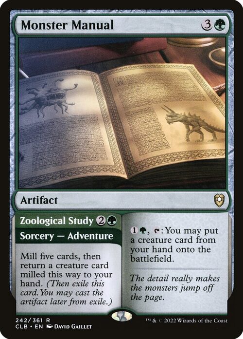 Monster Manual // Zoological Study [CLB #242] - Normal