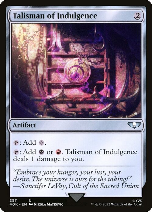 Talisman of Indulgence [40K #257] - Normal