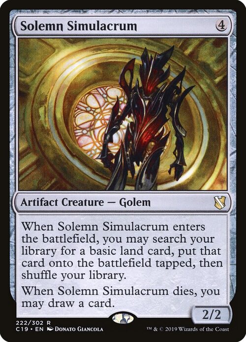 Solemn Simulacrum [C19 #222] - Normal