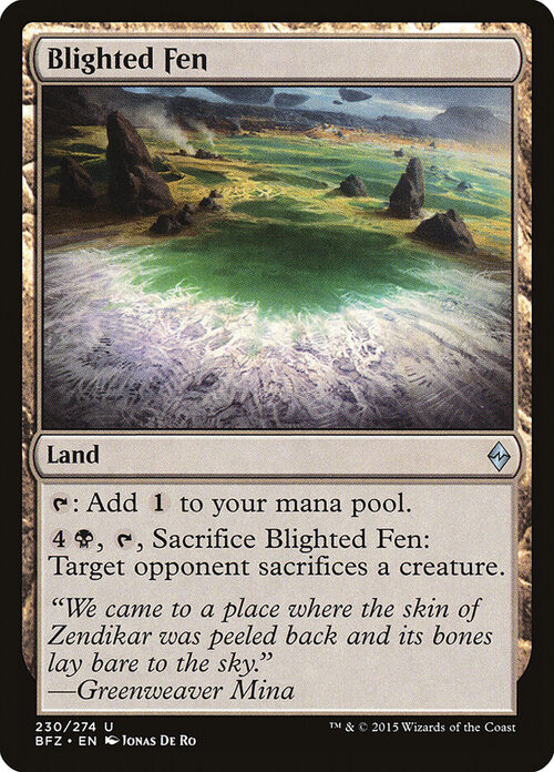 Blighted Fen [BFZ #230] - Normal