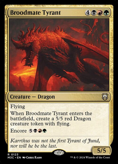 Broodmate Tyrant [M3C #123] - Normal