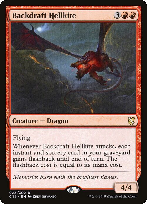 Backdraft Hellkite [C19 #23] - Normal