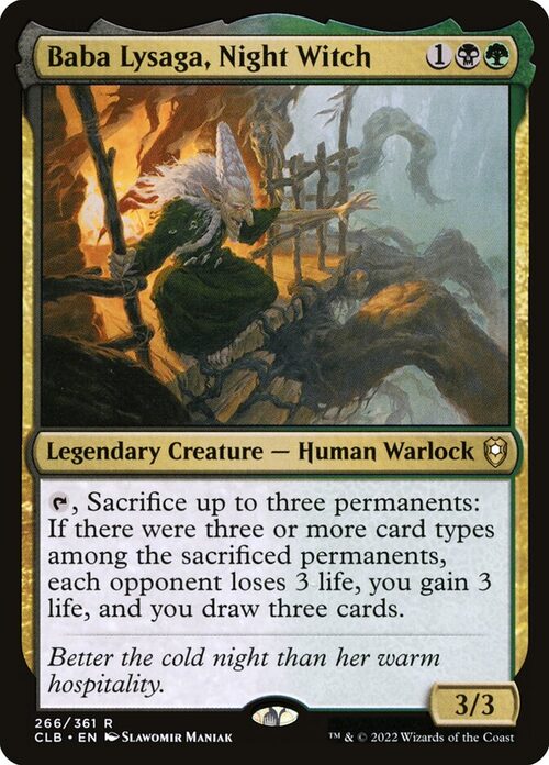 Baba Lysaga, Night Witch [CLB #266] - Normal