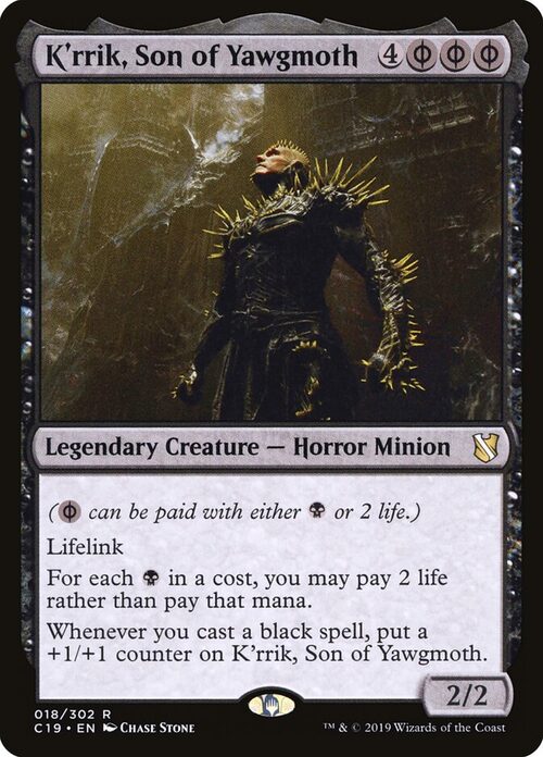 Krrik, Son of Yawgmoth [C19 #18] - Normal