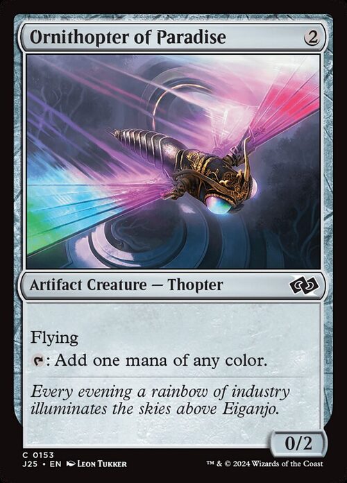 Ornithopter of Paradise [J25 #153] - Normal