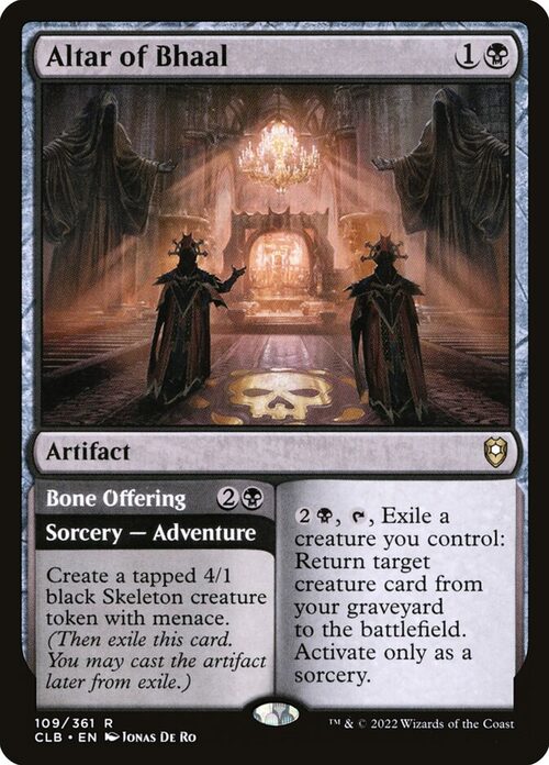 Altar of Bhaal // Bone Offering [CLB #109] - Normal